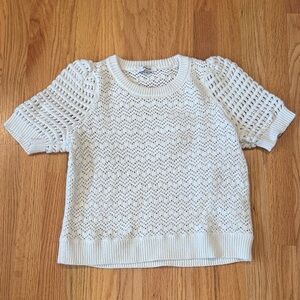 Madewell short sleeve sweater